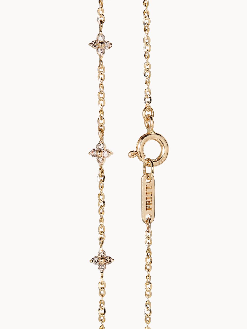 Yuz Flower Diamond Bracelet
