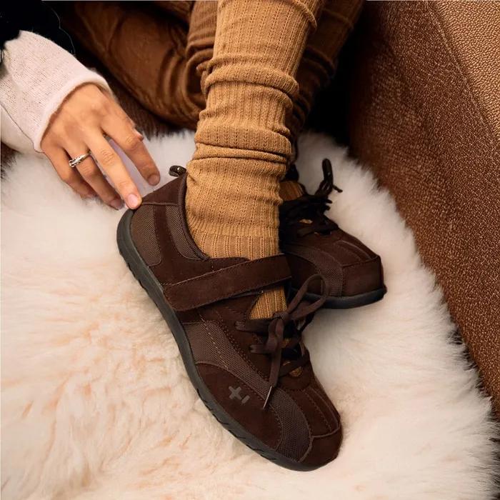 [서지수,은채,유라착용] 로마리 스웨이드 레이스업 스니커즈 (5colors)