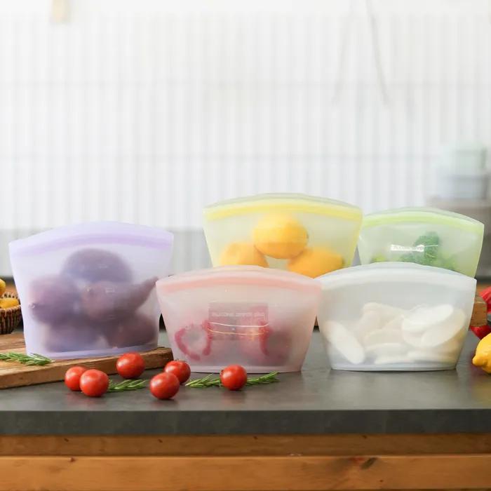 프리미엄 실리콘 이유식 주방용품 조리도구 밀폐용기 위생 지퍼백 소