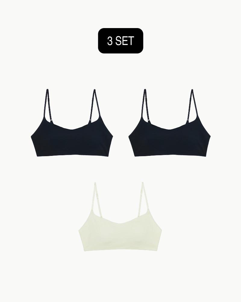 Off Slim Bralette- 3PCS