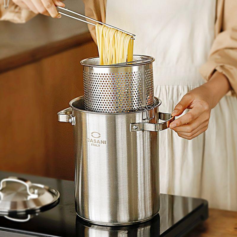 [까사니] 올스텐 파스타냄비 (타공망 포함) - 우리의식탁 | 요리를 스타일하다