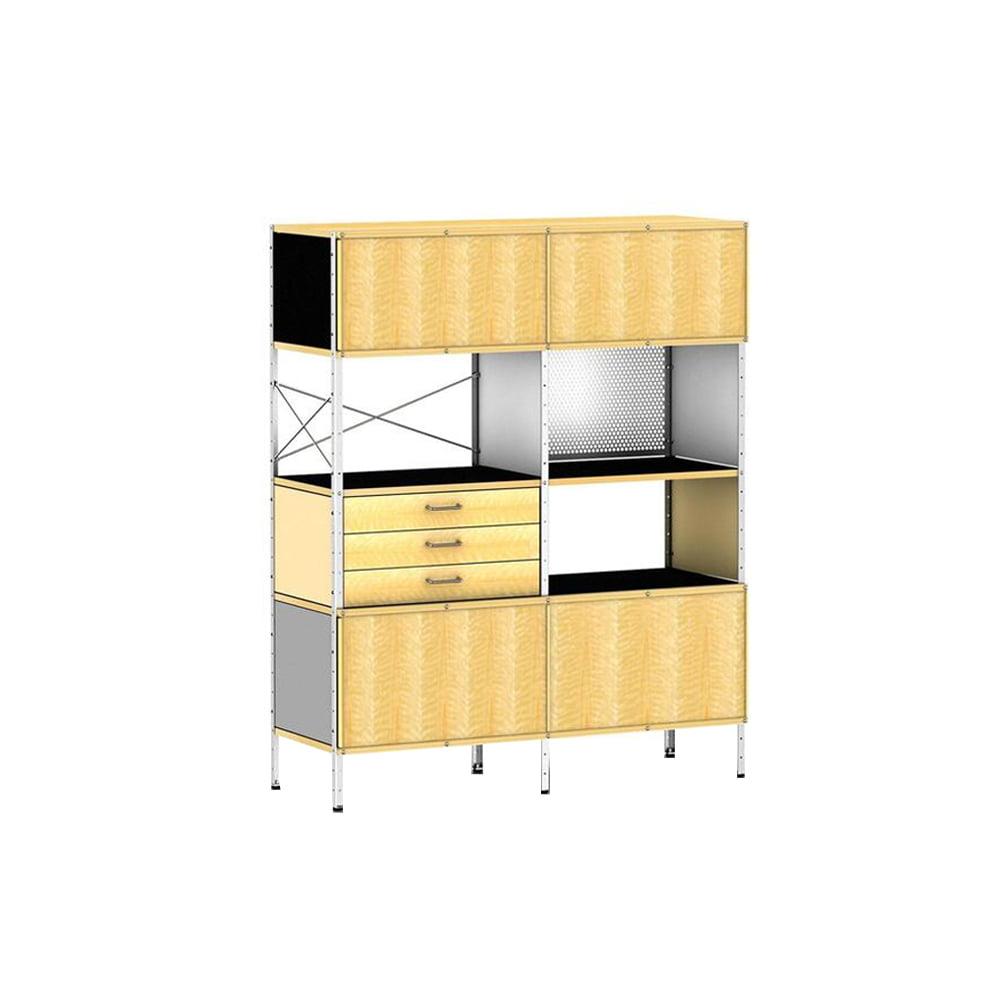 Eames Storage Unit 4x2 (Natural / Zinc)