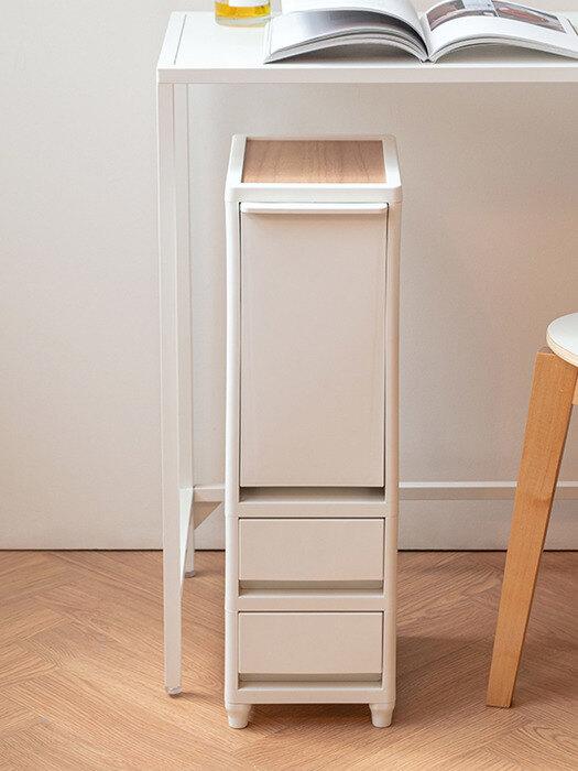 프랑코 스마트 슬림 휴지통 2단 10L (비닐포함)