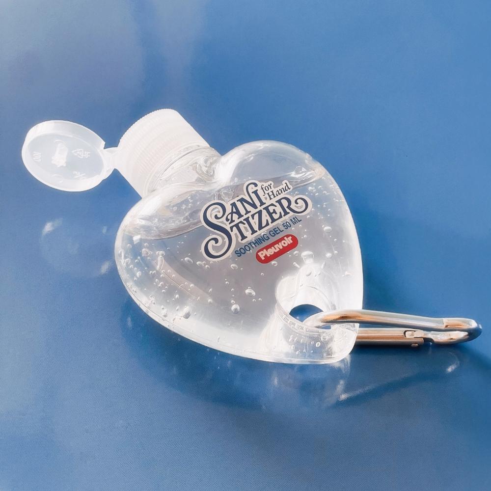 플르부아 하트 키링 새니타이저(손소독제) 그린 플로럴 50mL