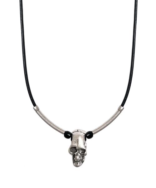 [SILVER] SK8ER SKULL NECKLACE