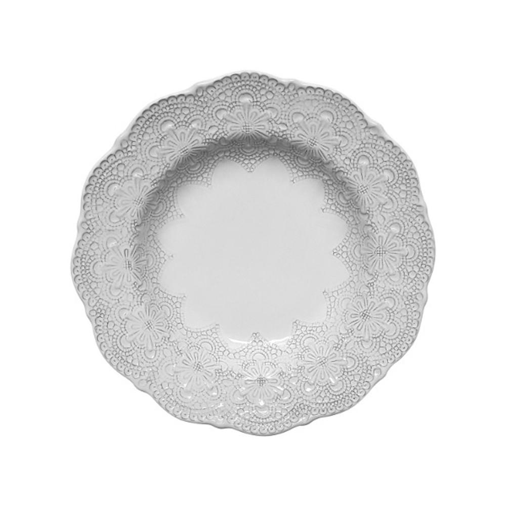 이태리 VBC까사 레이스 화이트 파스타접시 25cm