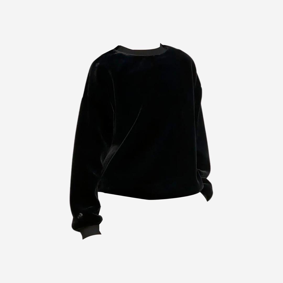 (W) Moose Knuckles Brooklyn Bunny Crewneck Black
