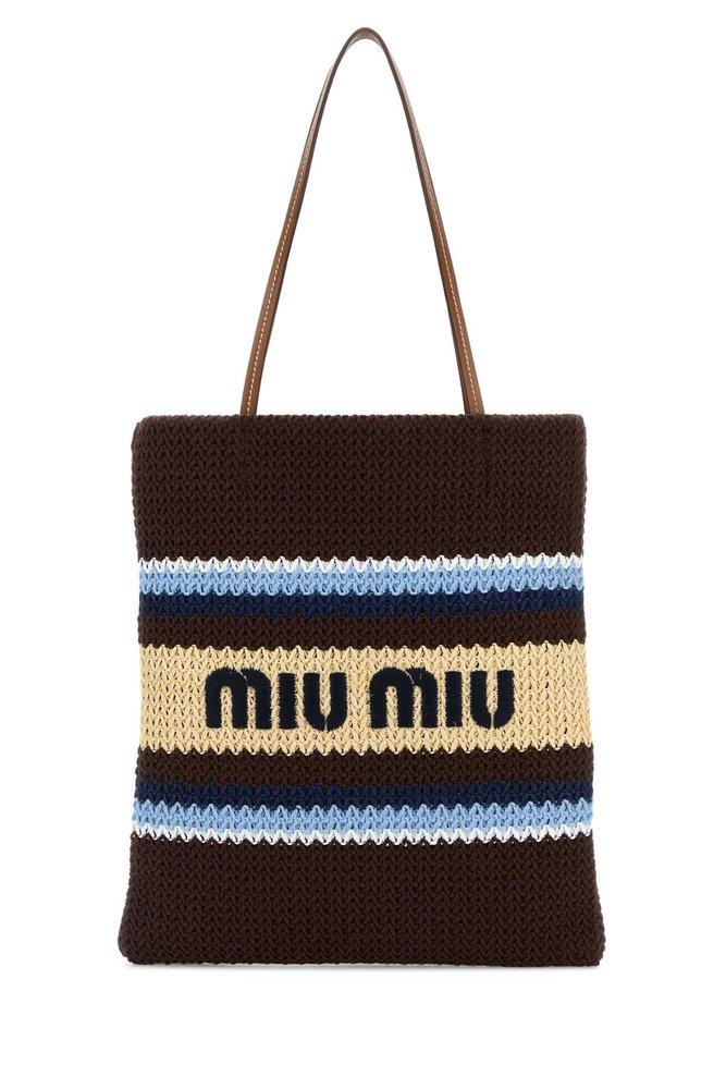 Miu Miu Crochet Top Handle Bag