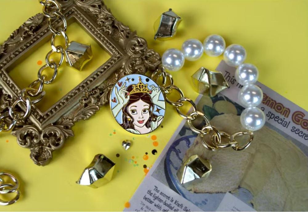 디즈니 뱃지 베이직원 프린세스 벨 / Disney badge Princess Bell