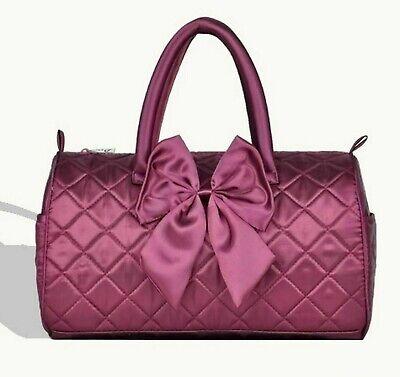 Pataya Womans Thai Fashion Handbag Tote Shopper Shoulder Purse Bag Bow Tie Wine