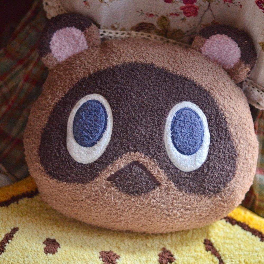 동물의숲 캐릭터 너굴 인형 동숲 귀여운 쿠션 인형