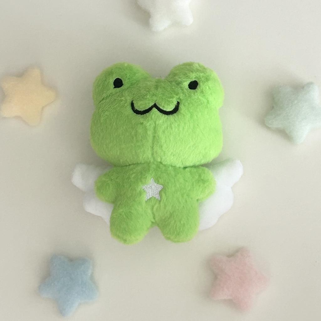 천사 개구리 인형 키링 2type