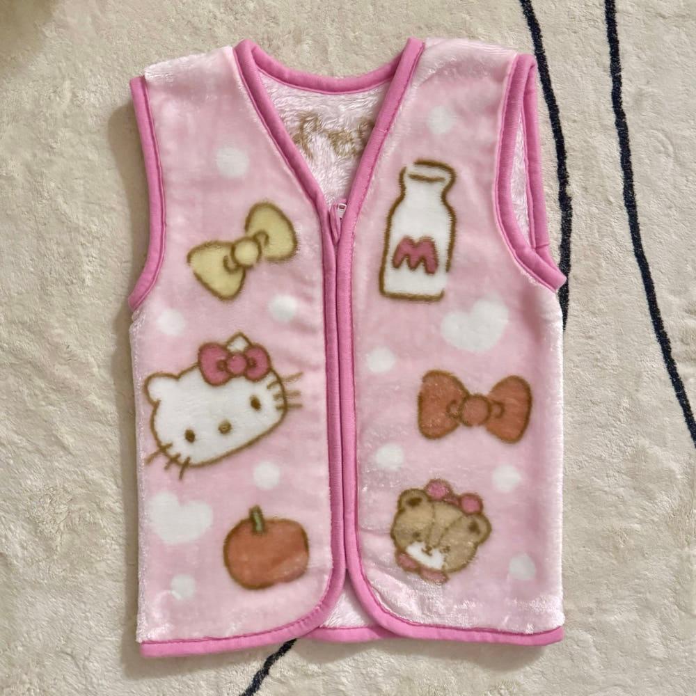 일본 산리오 헬로키티 수면 담요 조끼 잠옷
