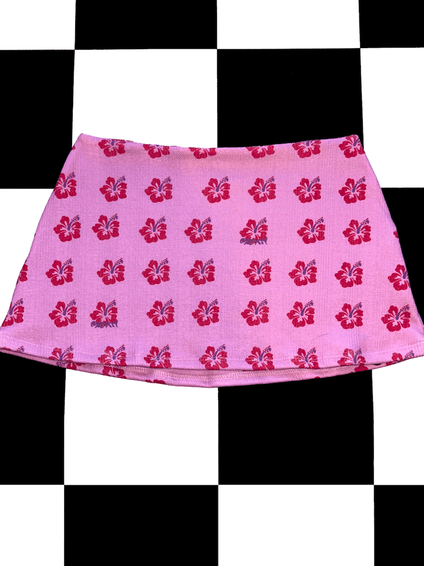 ALOHA POINTELLE SKIRT IN PINK