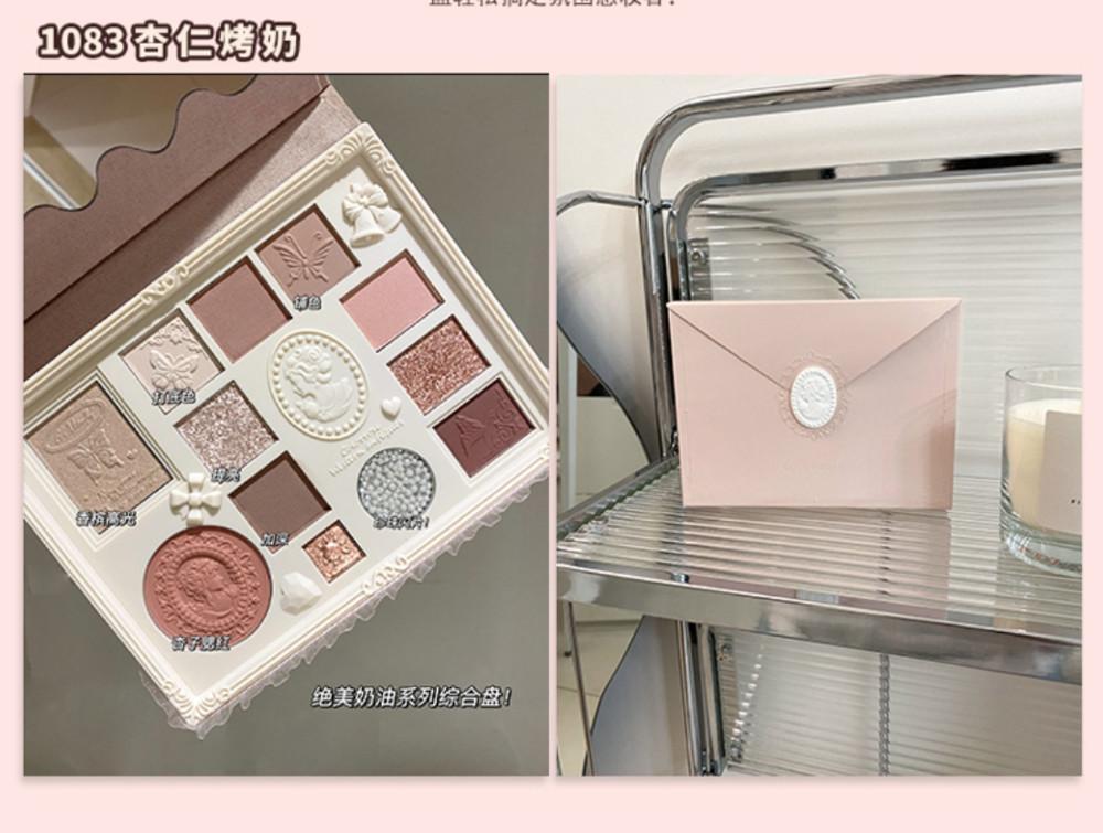 Colorrose 웨스턴 앤틱 시리즈 섀도우 팔레트 블러쉬 하이라이트 올인원 아이 메이크업