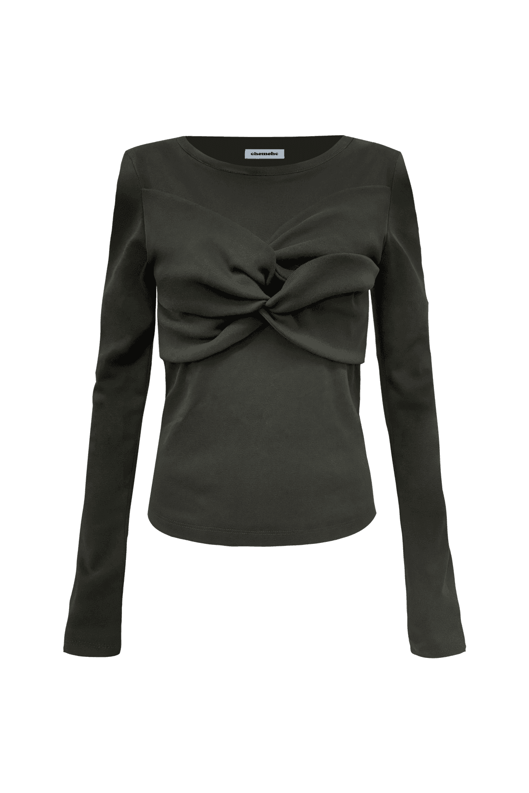 [09.18 순차출고] KNOT LONG SLEEVE TEE (CHARCOAL)