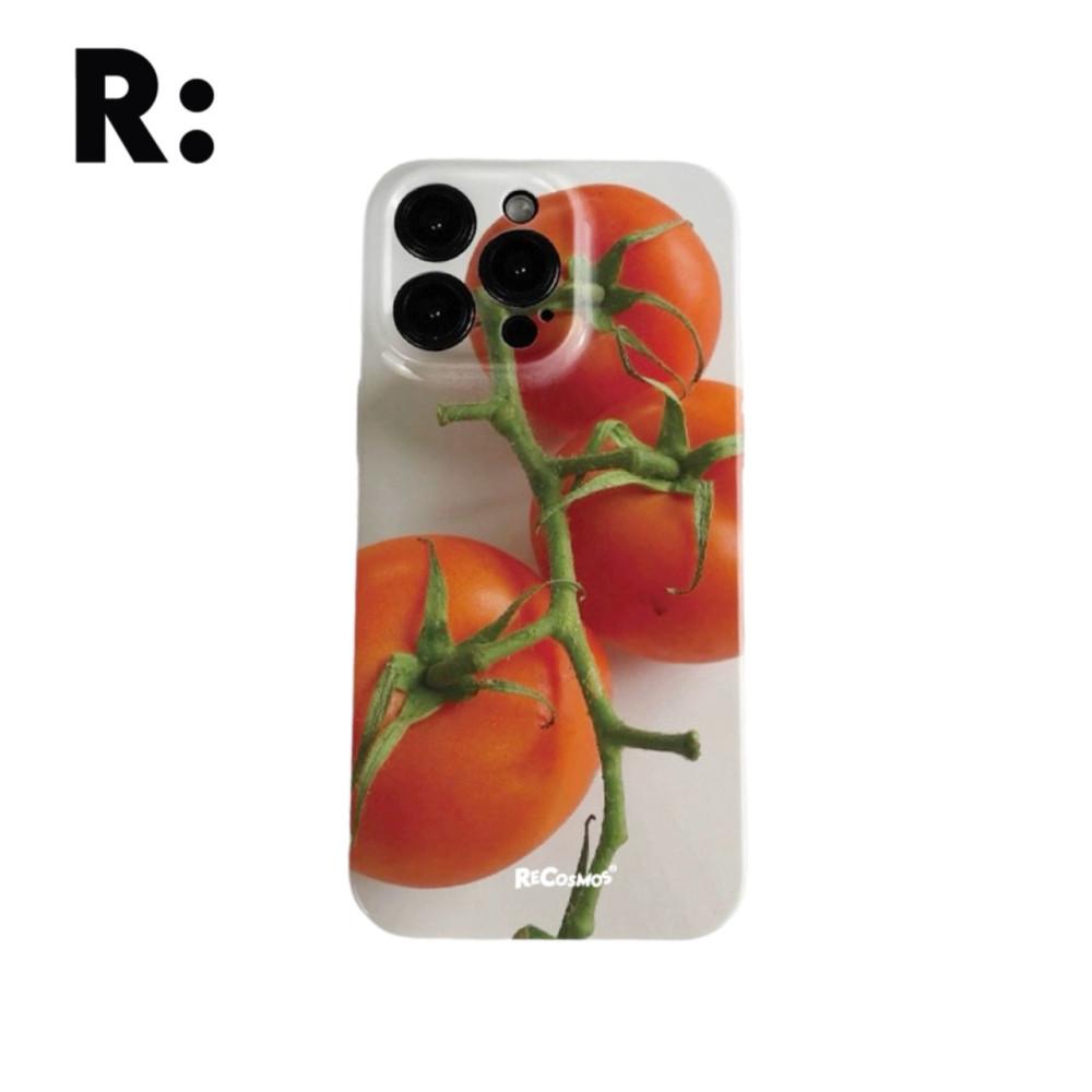 [1+1] 리코스모스 TOMATO 아이폰15  소프트케이스 플커버 젤리/레트로/커플
