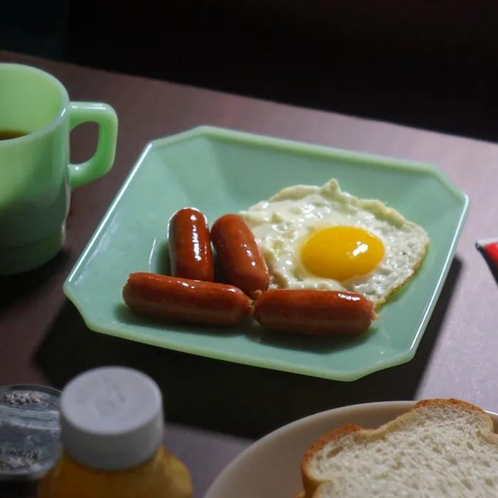 [집들이 선물] 베이직 밀크글라스 사각접시 18cm 민트