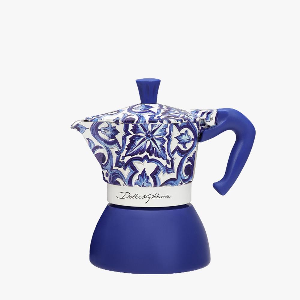 비알레띠 인덕션 모카포트 돌체앤가바나 블루 4컵