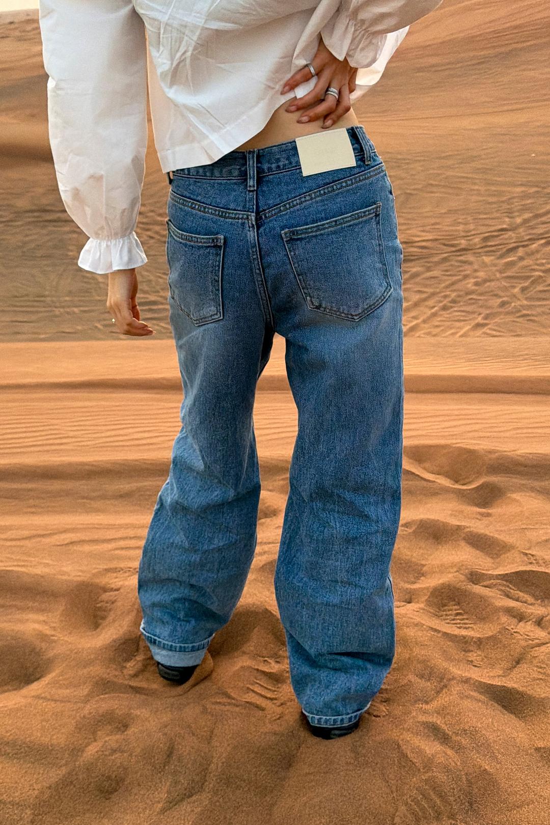 [L/V] milton straight denim (deep blue)