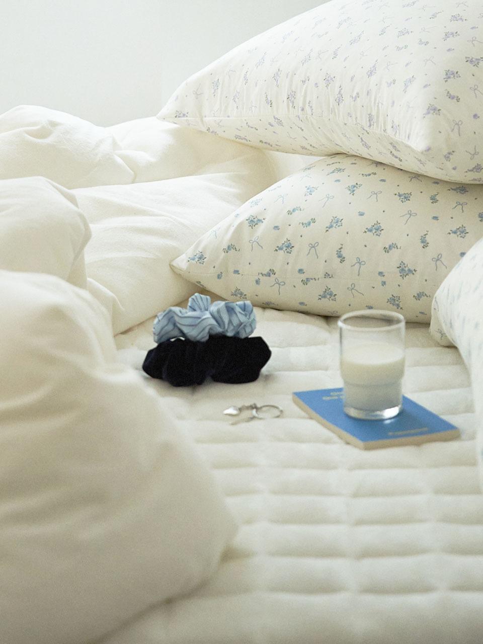 리본 블라썸 에어로웜 베개커버 50x70cm