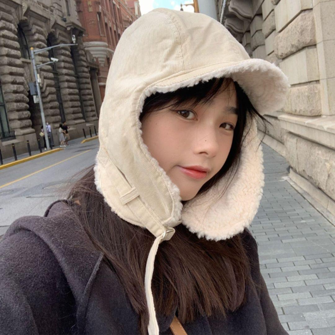 귀달이모자 샤마드 코듀로이 군밤 방한모 털 귀도리 귀마개 캠핑 남자 여자 귀달이 모자