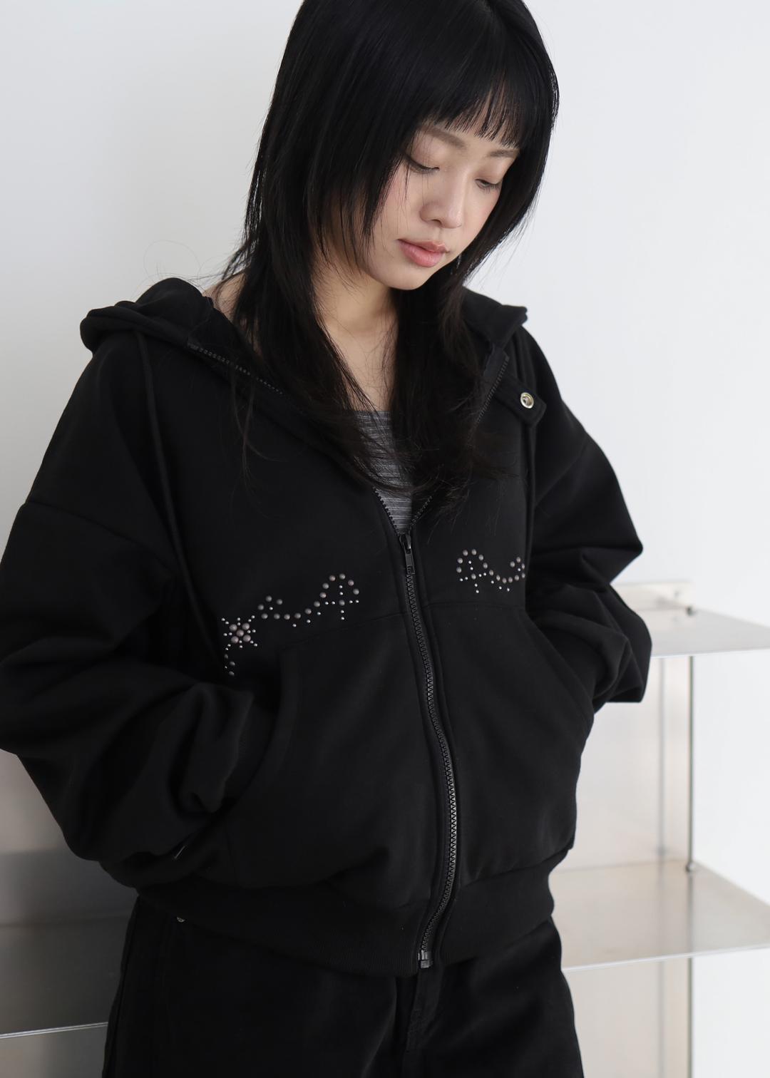 zali bizo hood zipup 2 color