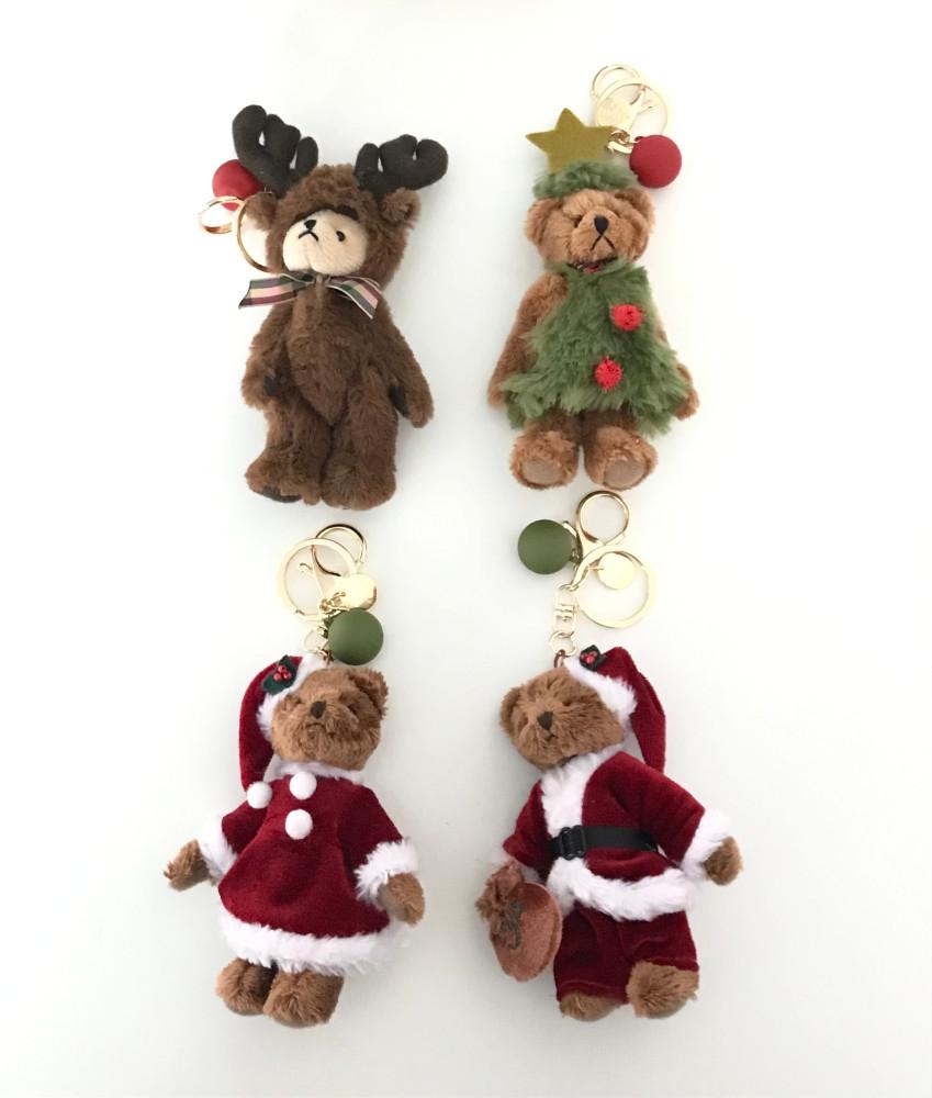 [히피디피] 🎄테디베어 키링 (4type)🎅🏻