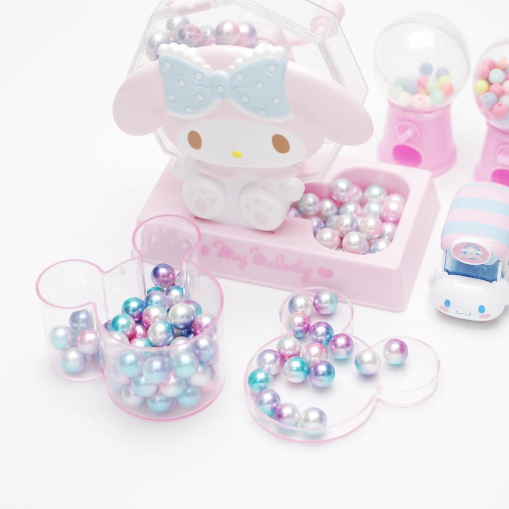 그라데이션 오로라 진주구슬 20g (약40개) 비즈공예 키링 공주 목걸이 팔찌만들기 재료