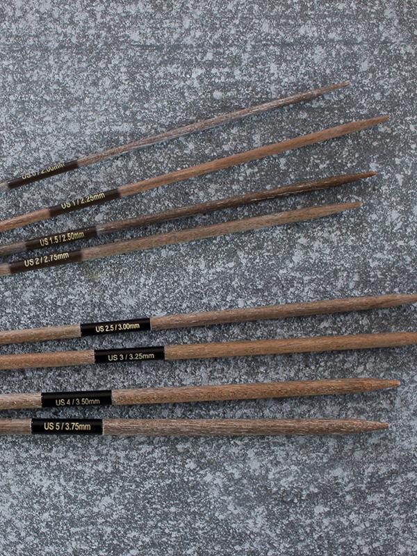 [라이키 한국 공식] 6인치 더블 포인티드 니팅 니들 스몰 세트/막대 대바늘 스몰 세트/LYKKE 바늘