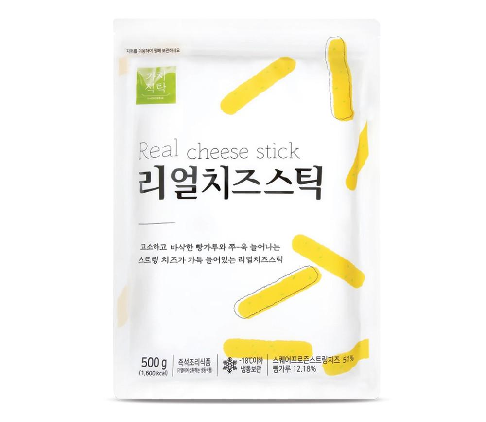 가치식탁 리얼치즈스틱 500g