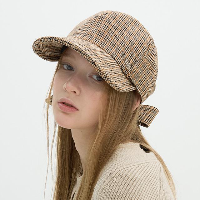 Back Ribbon  Wire Cap - Check