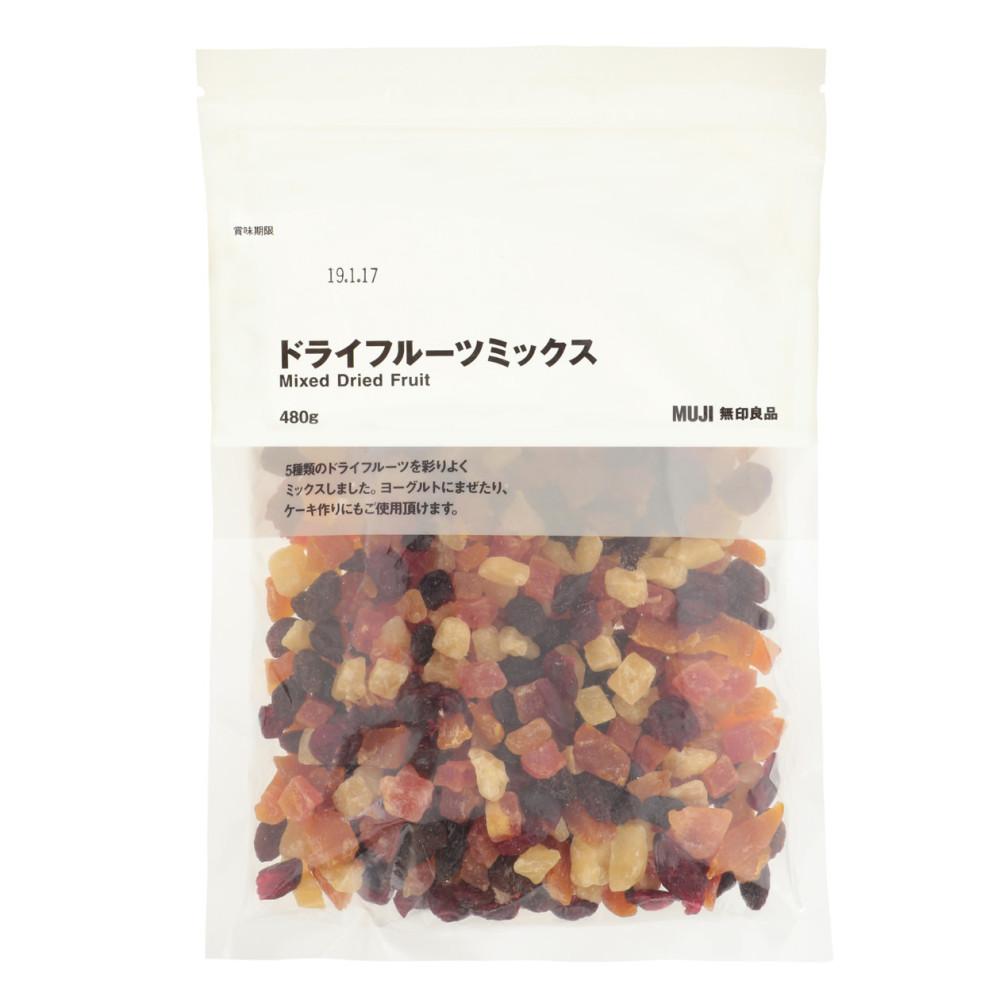 무인양품 드라이 후르츠 믹스 건과일 믹스 480g