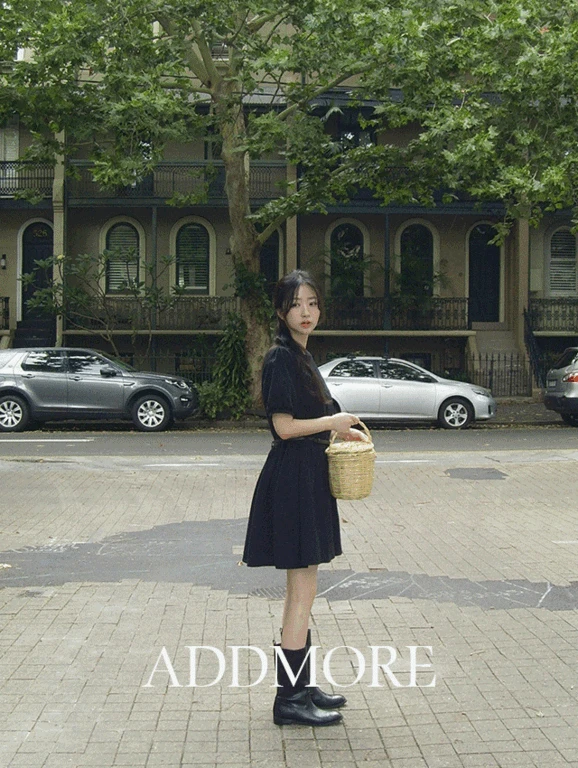 [오늘출발](+벨트세트)[🌷미니원피스/여름원피스][에드모어] mop410 플랫미 벨트세트 반팔 미니원피스