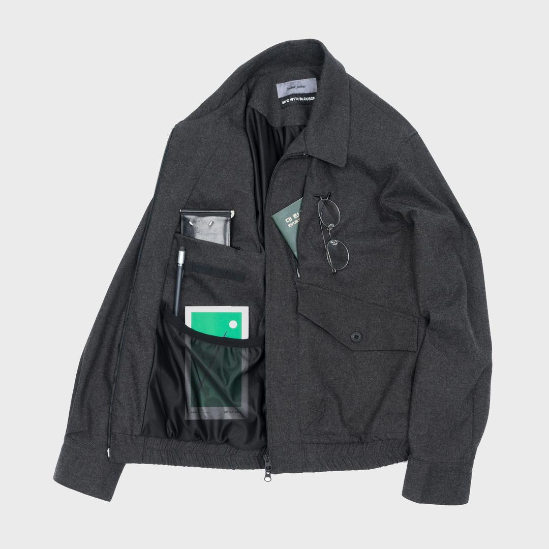 [UTILITY SET-UP]20℃ W1T2 BLOUSON / CHARCOAL