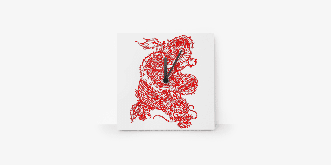 dragon  clock