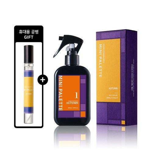 미니파레트 아트 공간향수 가을 200ml 우디 허브 오렌지 인센스 편백 자연 룸 퍼퓸 스프레이 - 섬유탈취제 | 쿠팡