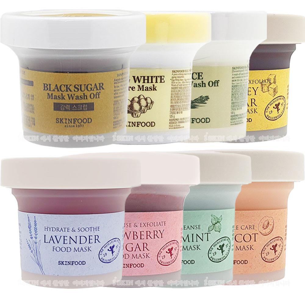 스킨푸드 블랙슈가/에그/라이스/허니슈가/라벤더/살구