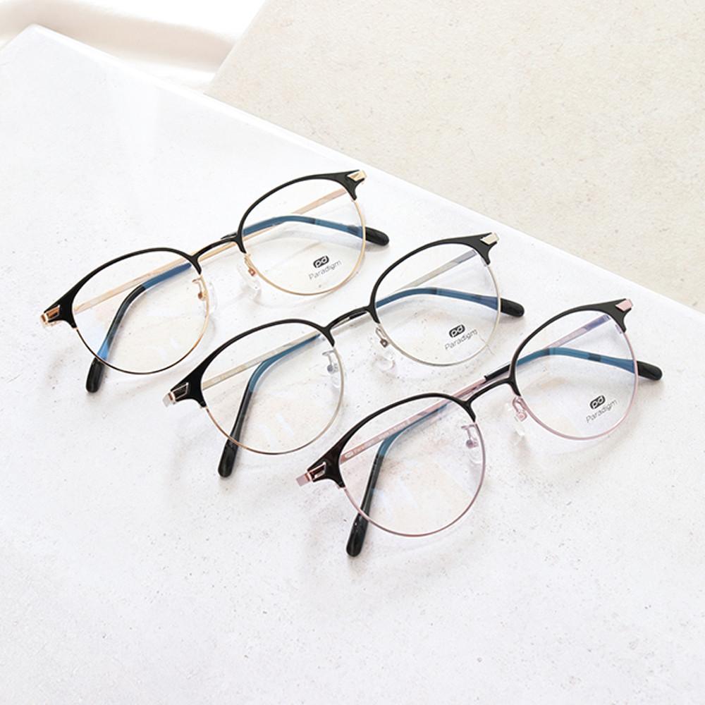 paradigm MT 1004, 스테인리스 하금테 안경 (골드,실버,로즈골드)