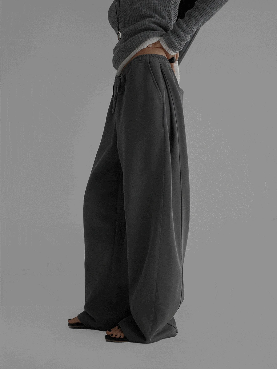 핀턱트레이닝밴딩팬츠