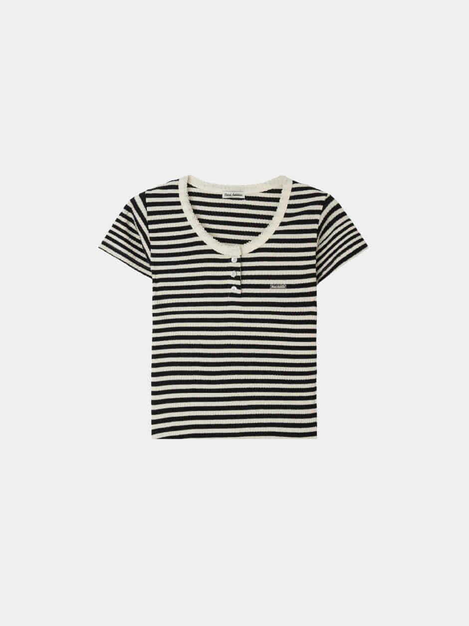 [8차] Scallop t-shirt (black)