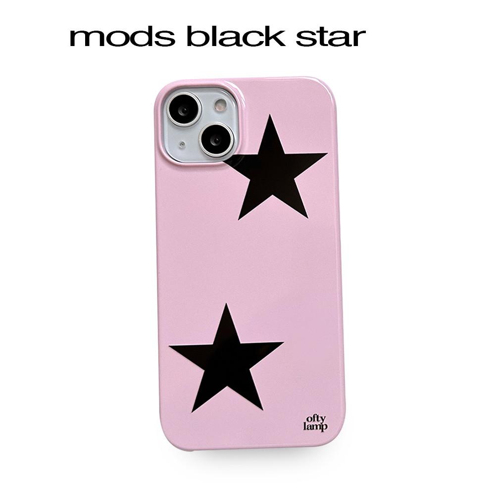 오프티램프 mods black star 유광 별 폰케이스