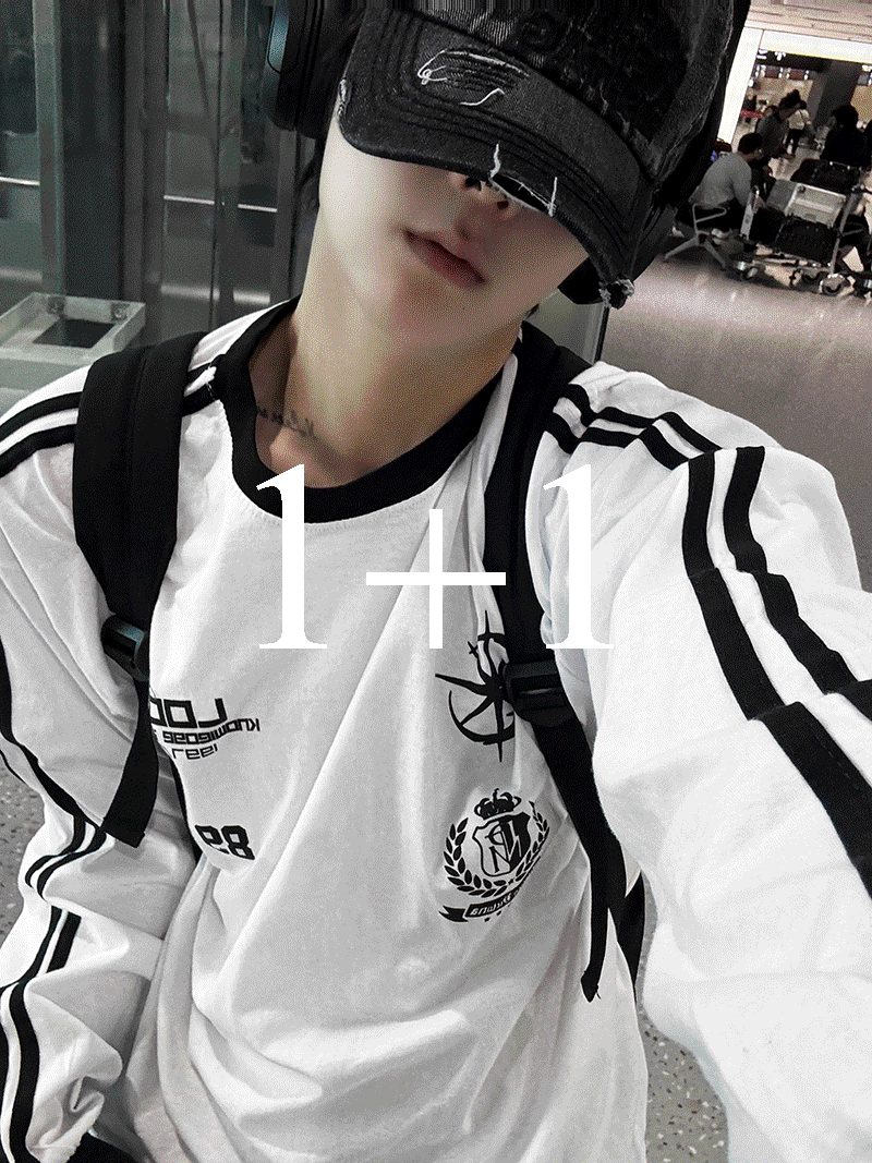 [1+1] [단품구매가능] 89라인긴팔티