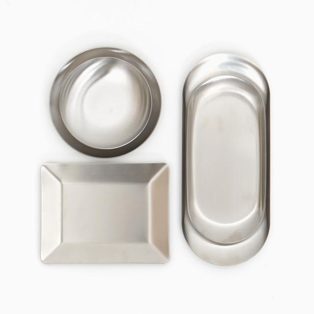 [수입문구]스테인리스 트레이 모음