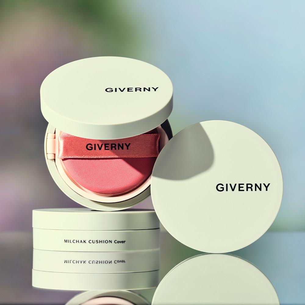 지베르니 밀착 커버 쿠션 12gX2 (본품+리필) (SPF 40 PA++) : 지베르니 GIVERNY