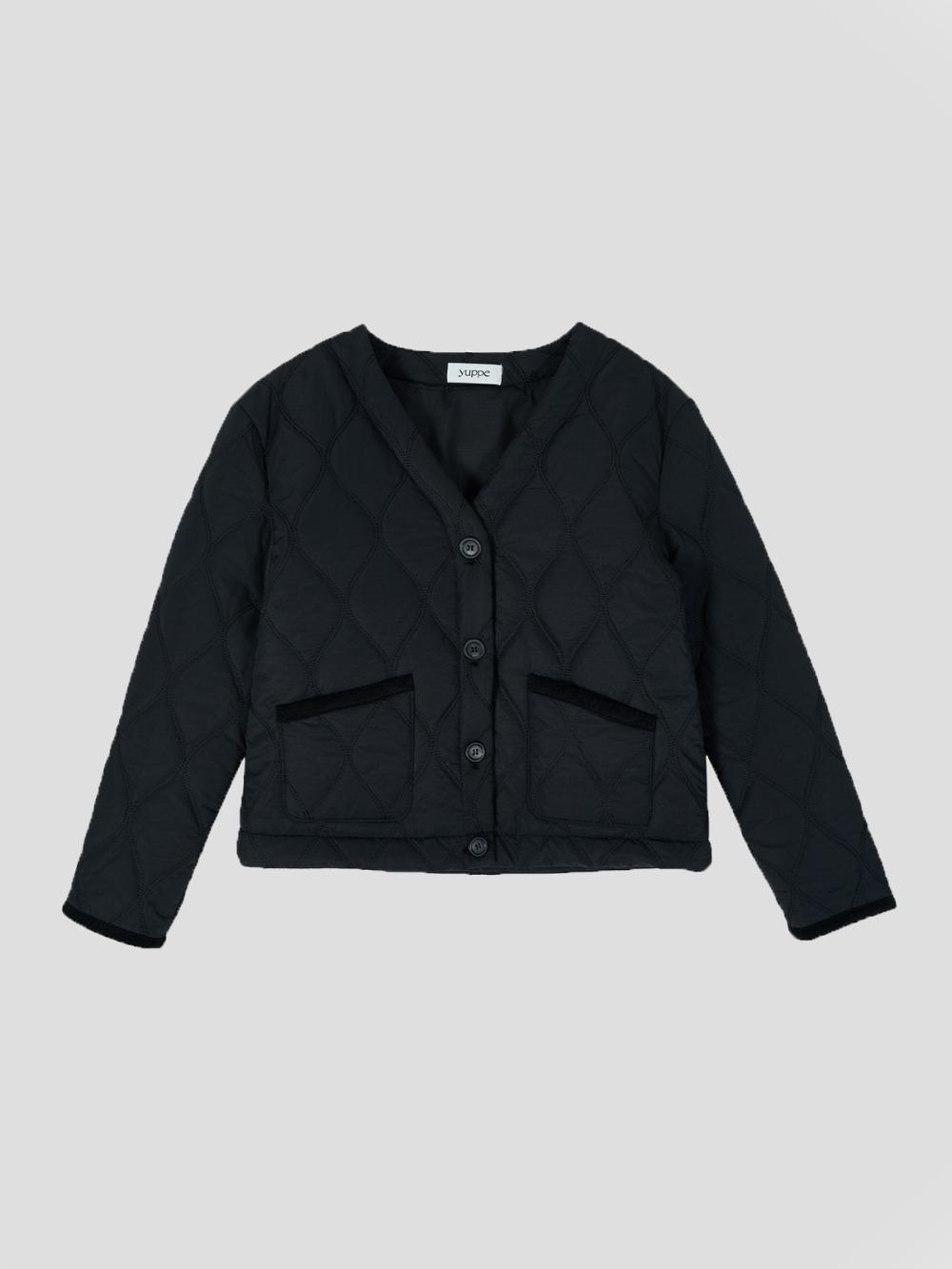 QUILTING JACKET_BLACK