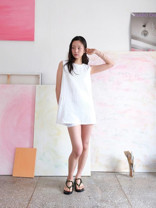 SAILOR BELT ONE-PIECE (WHITE)