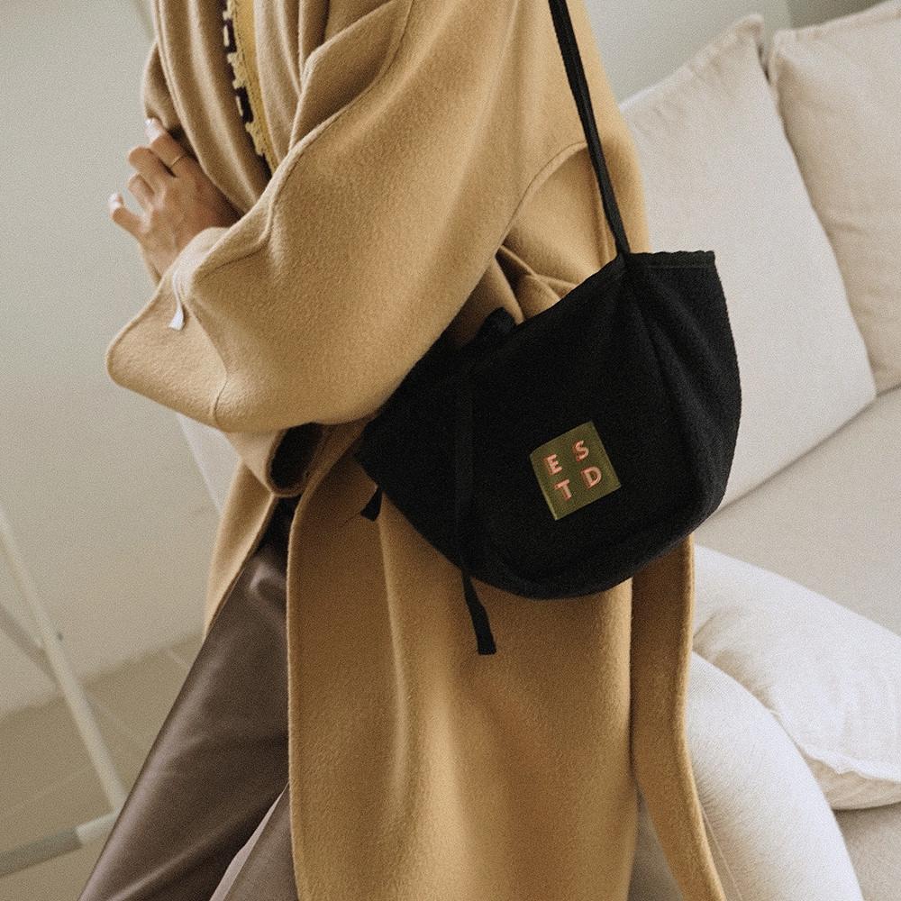 [ESTD] 크래들백 블랙 / 겨울 미니 털 가방