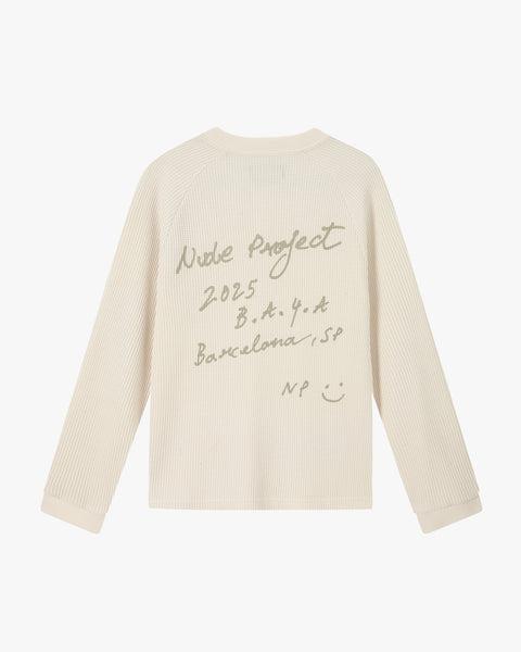 Global Soon Waffle Polo Off-White