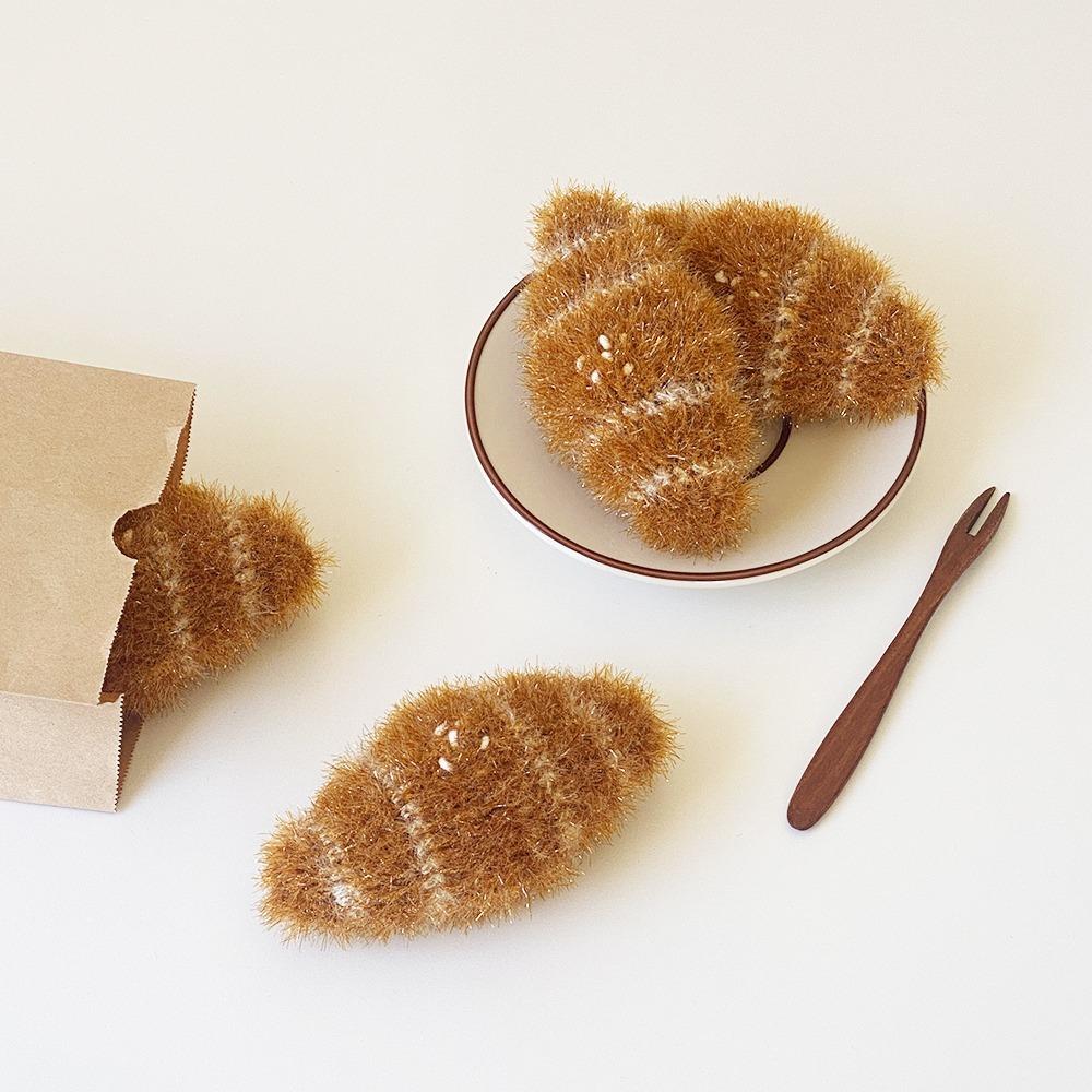 [도안판매] 소금빵 크루아상 수세미